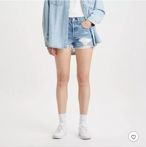 🍵 Levi's 501 High Rise Denim Shorts